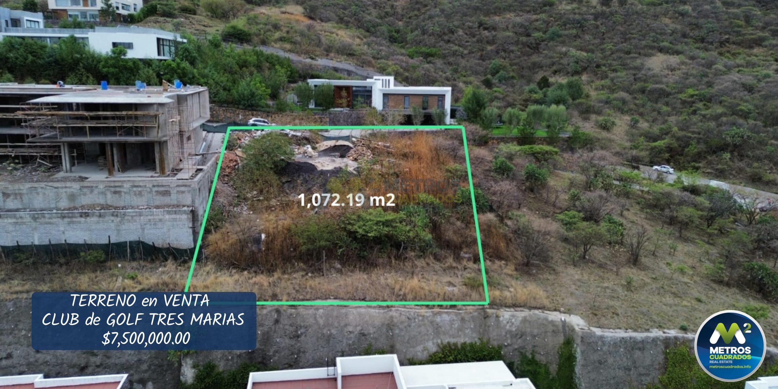 TERRENO en VENTA en CLUB de GOLF TRES MARIAS