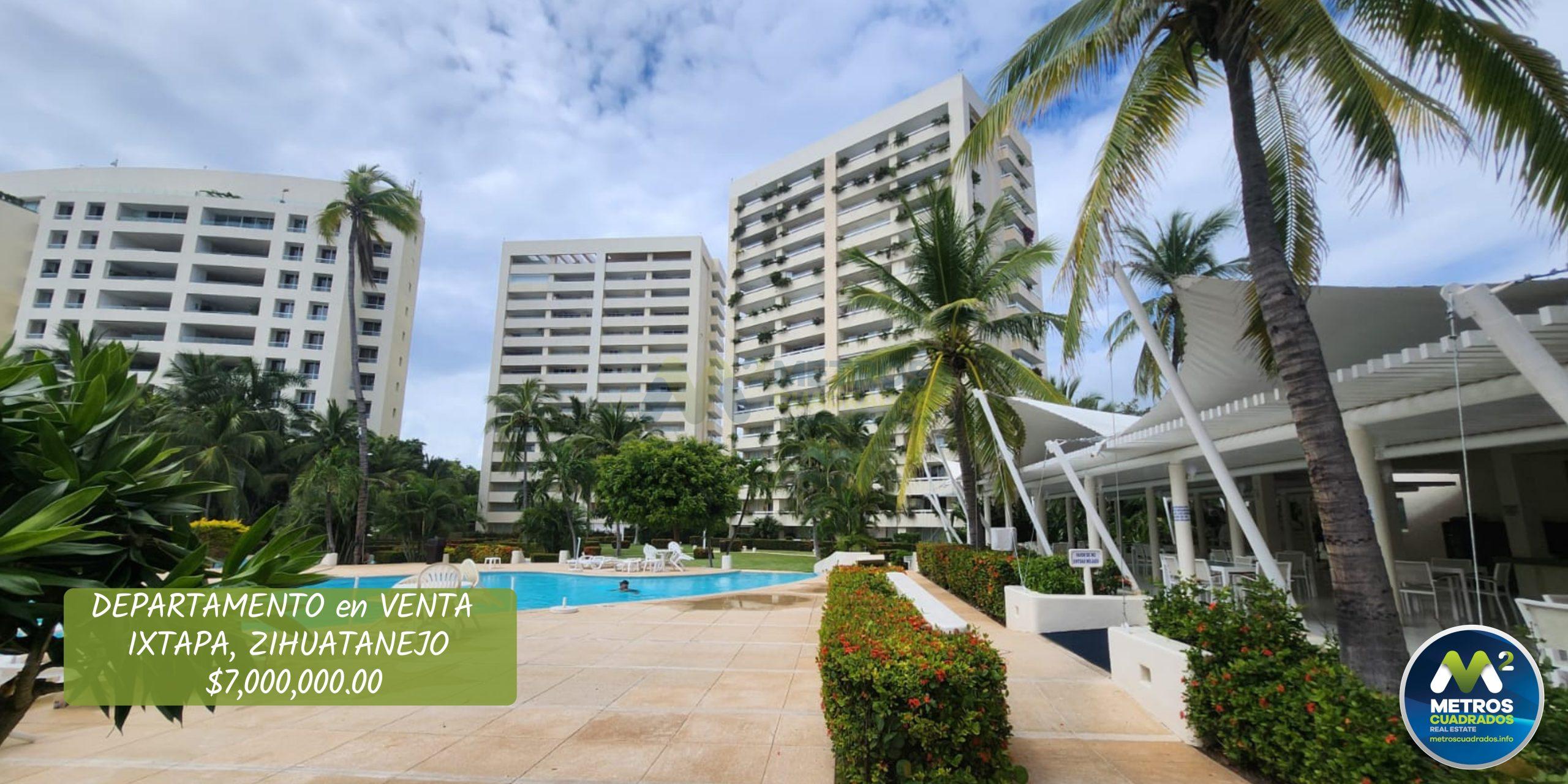 DEPARTAMENTO en VENTA RESIDENCIAL MONARCA Ixtapa Zihuatanejo