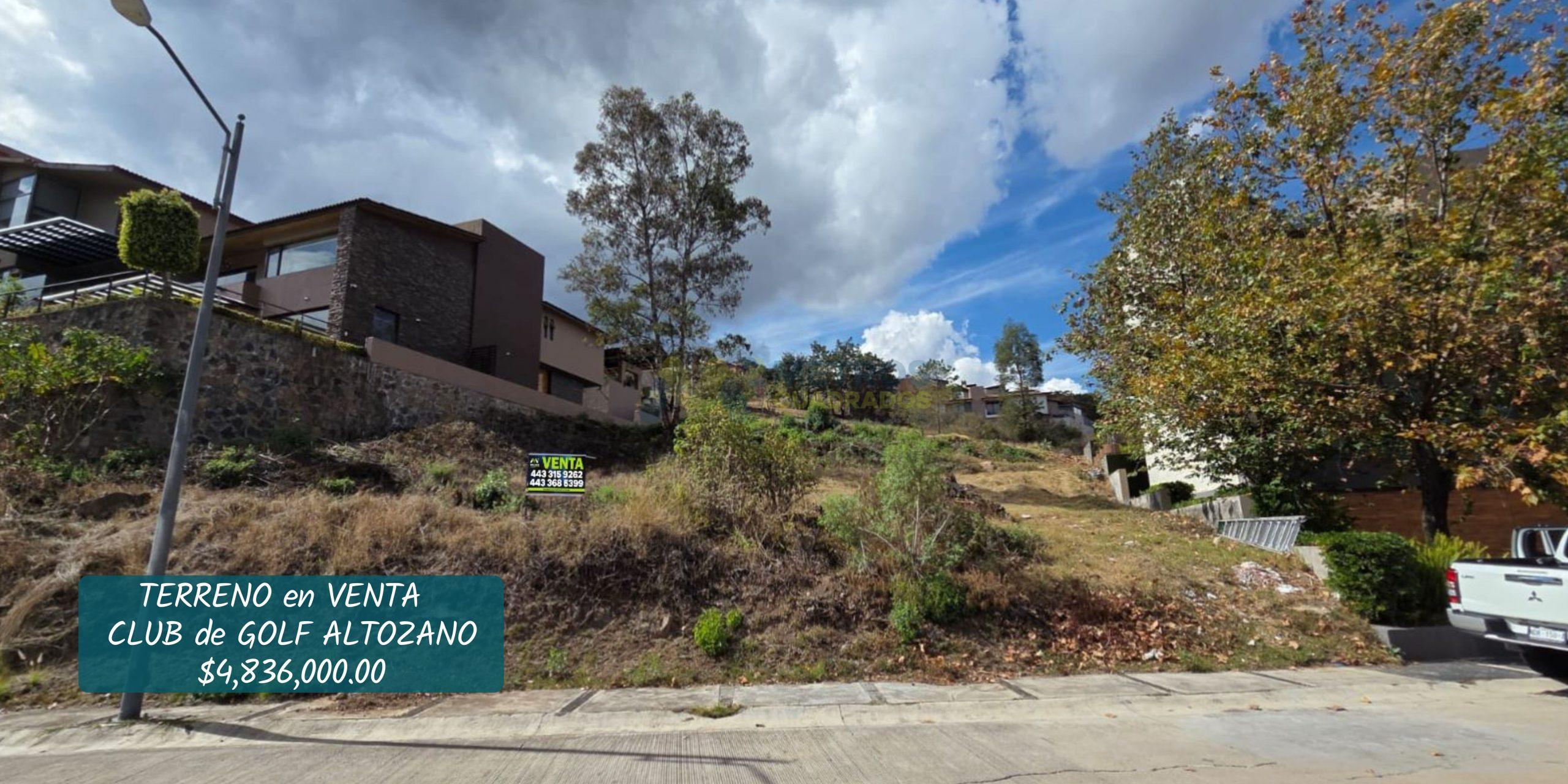 TERRENO en VENTA en CLUB de GOLF ALTOZANO