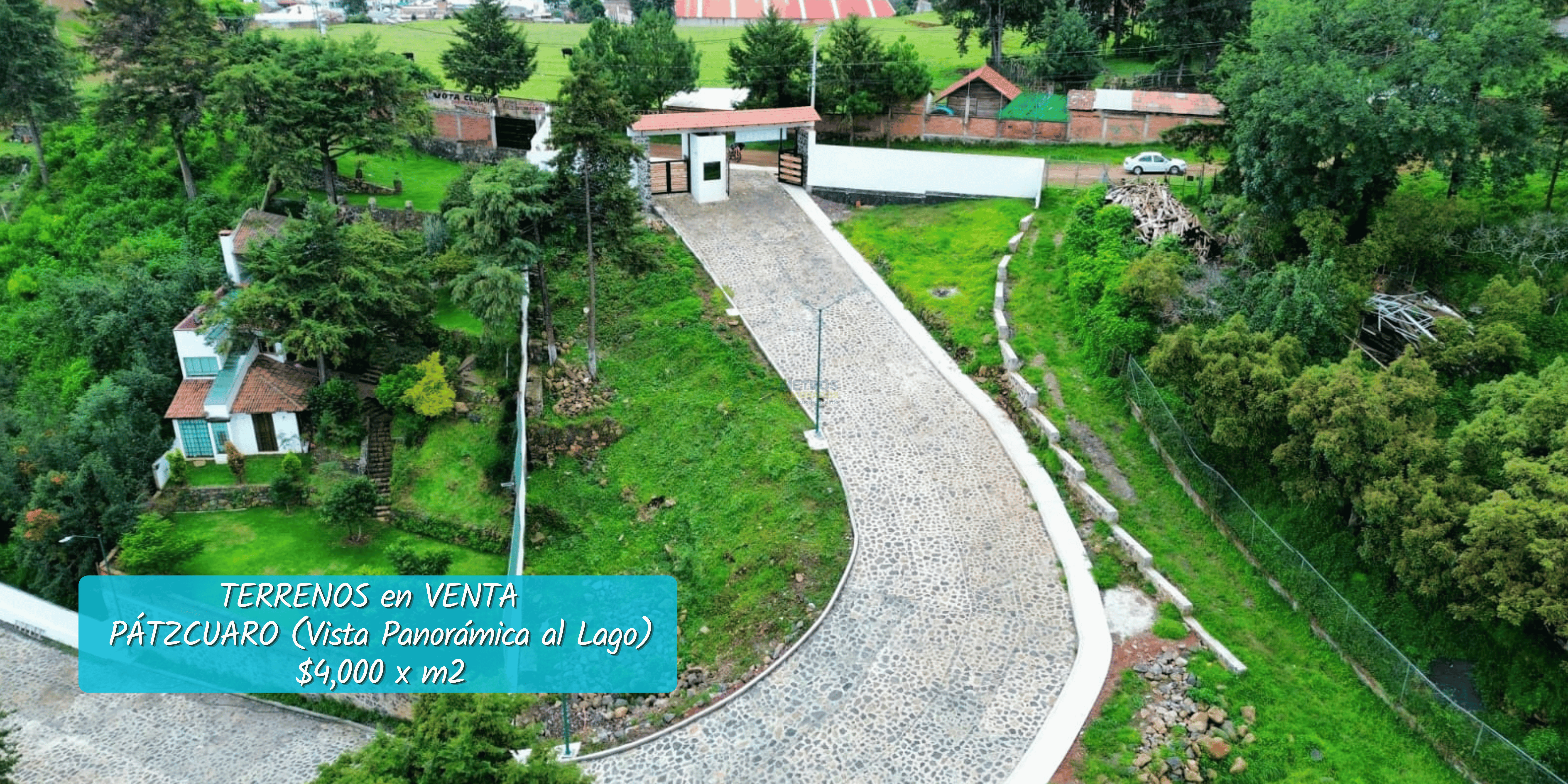 TERRENOS en VENTA en PÁTZCUARO con Vista Panorámica al Lago