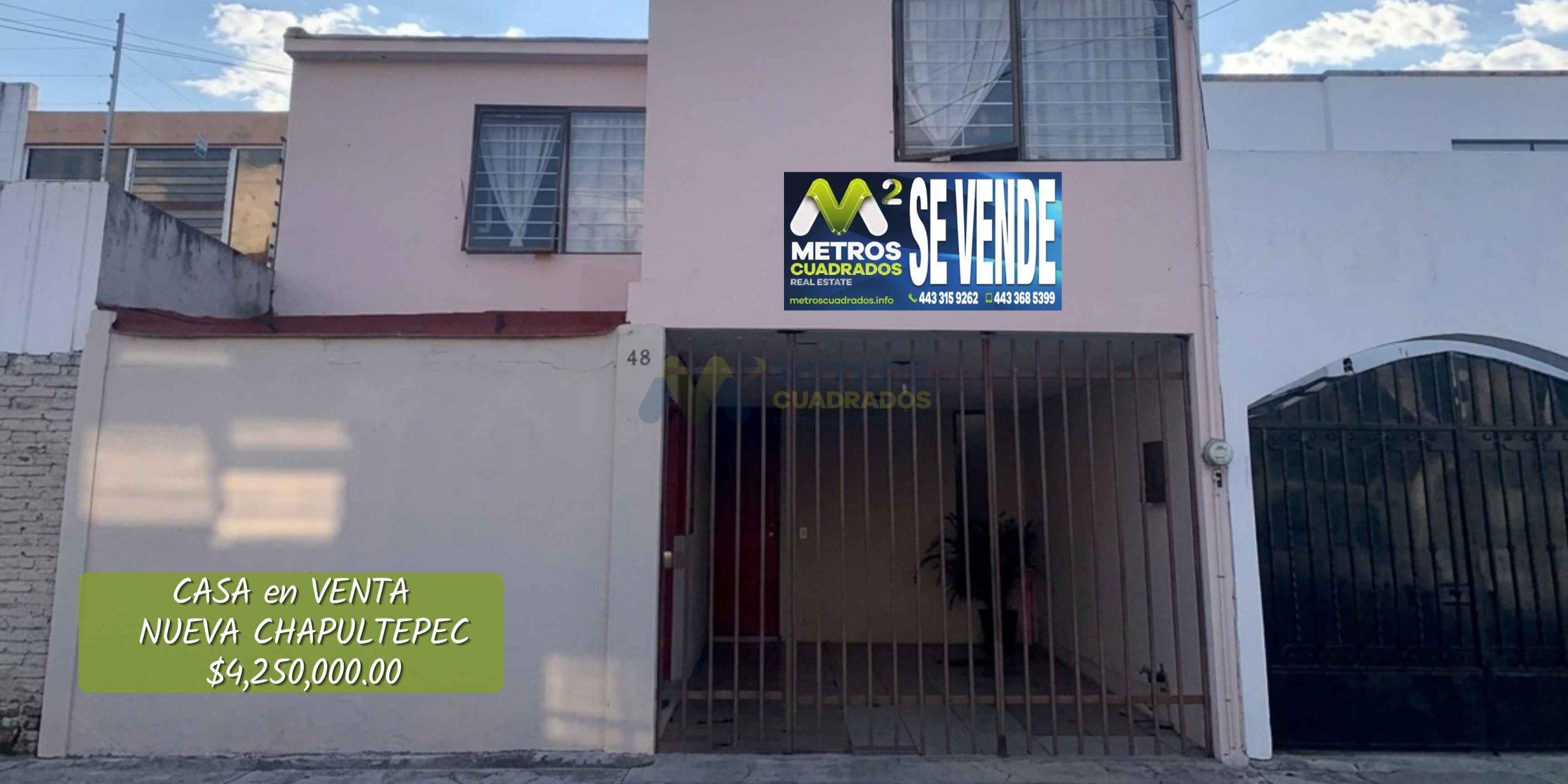 CASA en VENTA en NUEVA CHAPULTEPEC