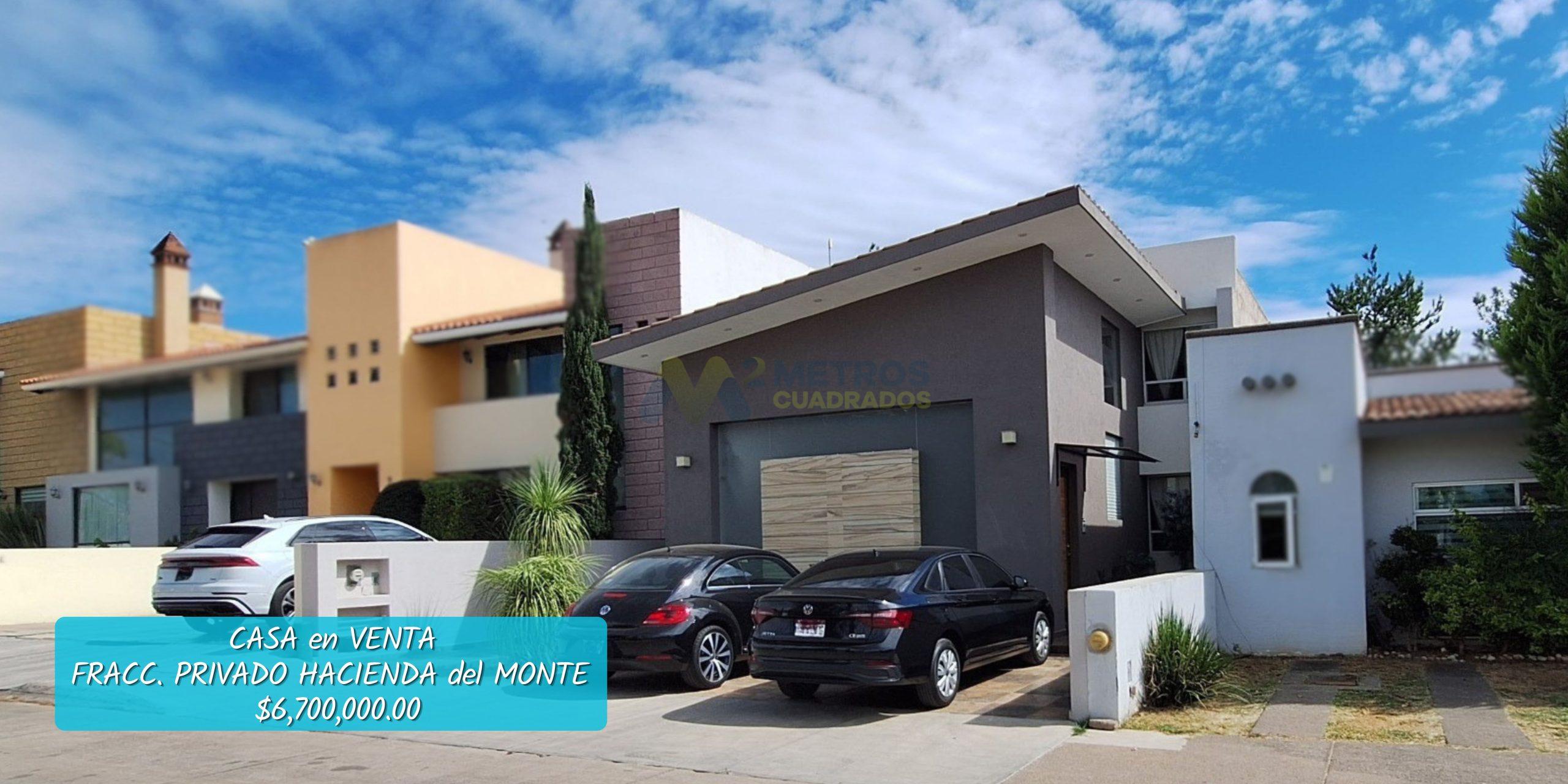 CASA en VENTA en FRACC. PRIVADO HACIENDA del MONTE (a un costado de Altozano)
