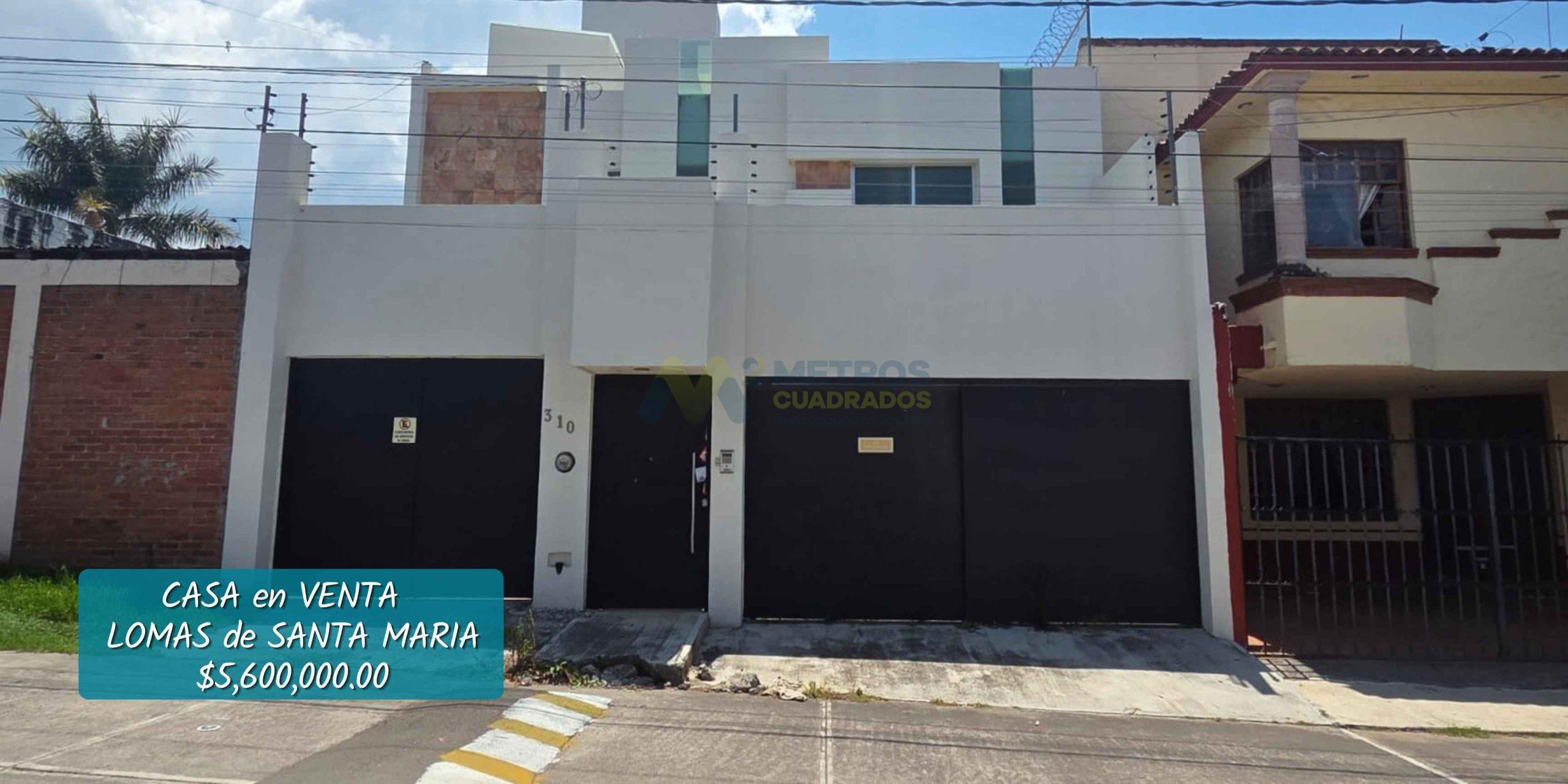 CASA en VENTA en LOMAS de SANTA MARÍA