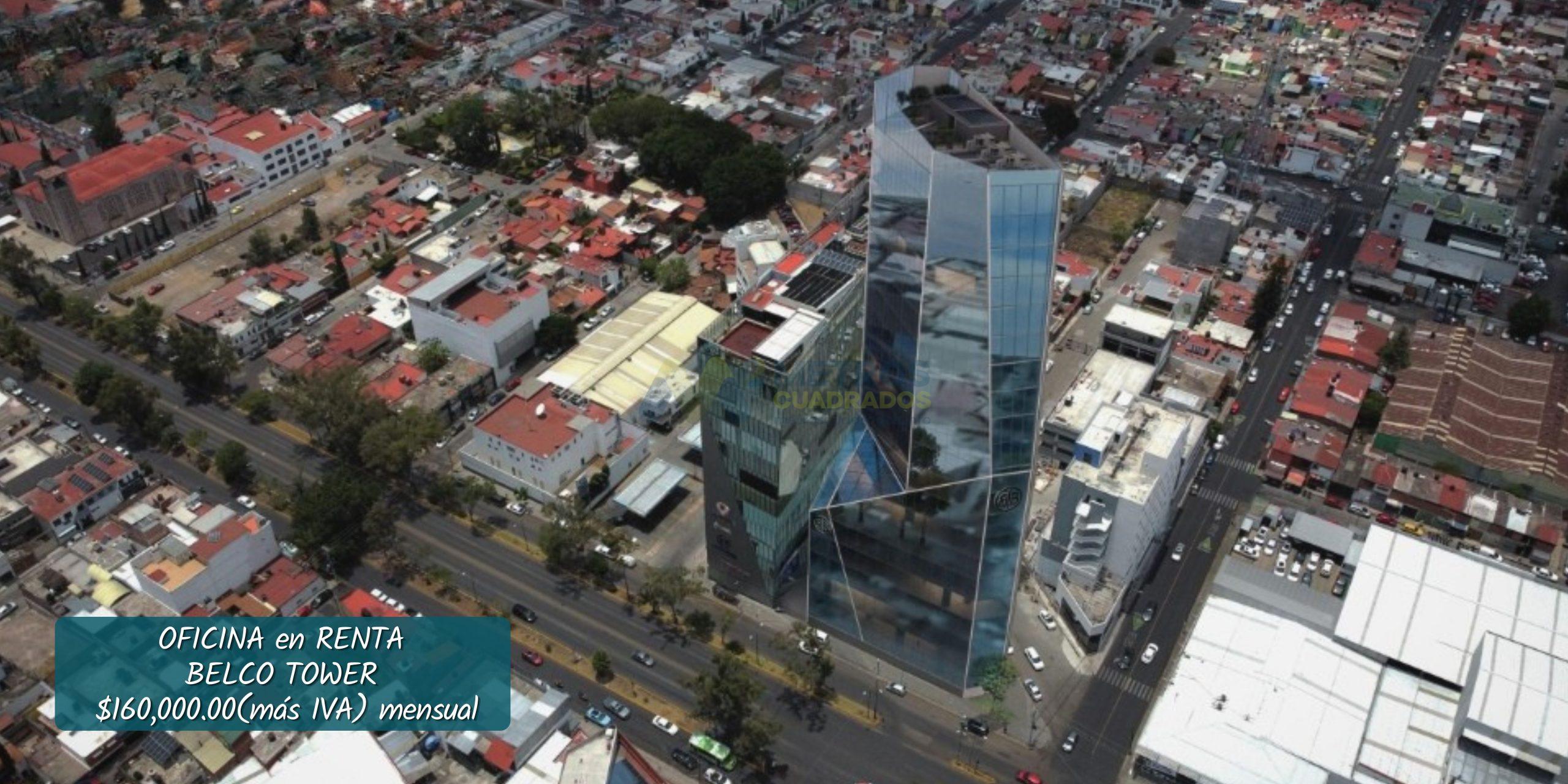 OFICINA en RENTA en BELCO TOWER junto a Hospital Victoria